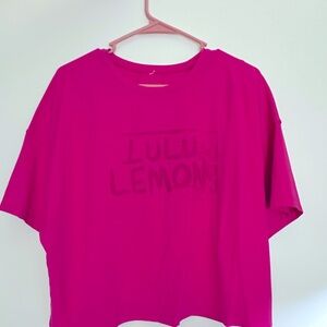 Lululemon Crop Abrasion resistant tee